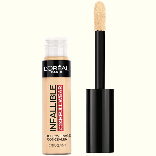 L'Oreal Paris Makeup Infallible Full Wear Waterproof Matte Concealer, Full Coverage, Cashmere, 0.33 fl. oz.